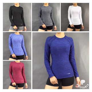 Áo tập gym, yoga nữ HIYE tay dài, size lớn -TSF030