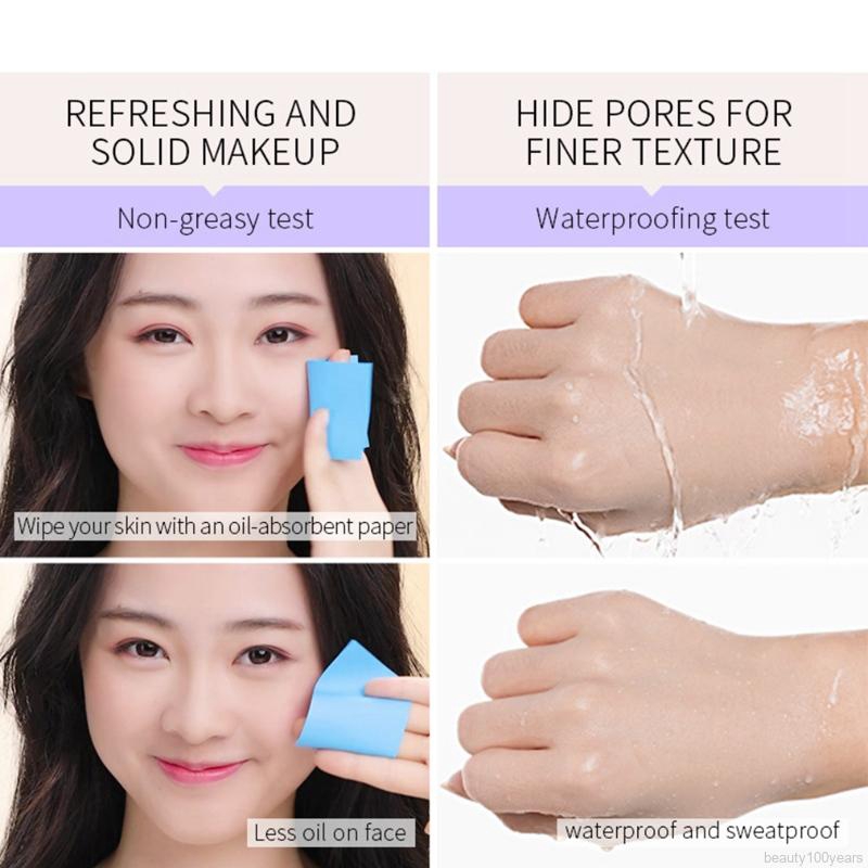 [Hàng mới về] Kem lót dưỡng ẩm che khuyết điểm làm sáng da 4 màu tùy chọn | BigBuy360 - bigbuy360.vn