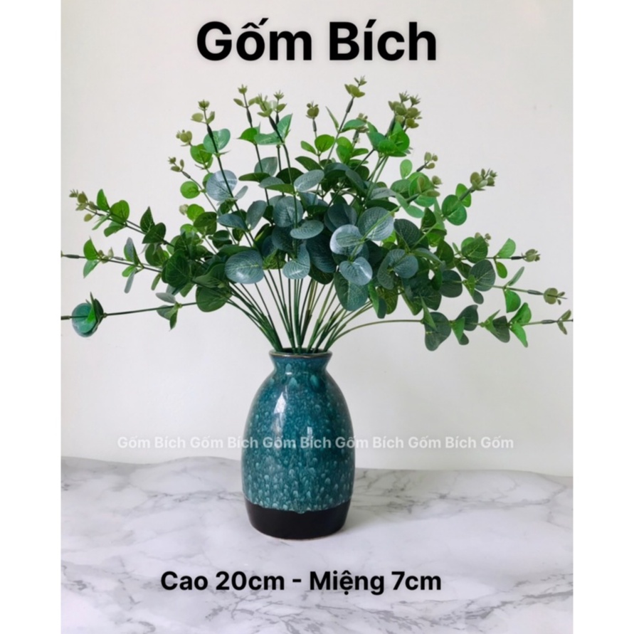 Bình Hoa Nhỏ Để Bàn Nhiều Mẫu Lọ Hoa Decor Men Hỏa Biến Gốm Sứ Bát Tràng - Gốm Bích