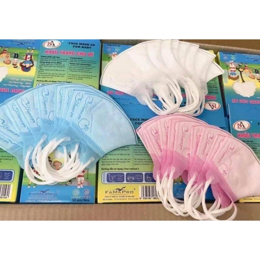 Khẩu trang trẻ em 5D Mask FAMAPRO Nam Anh - Hàng chính hãng | BigBuy360 - bigbuy360.vn