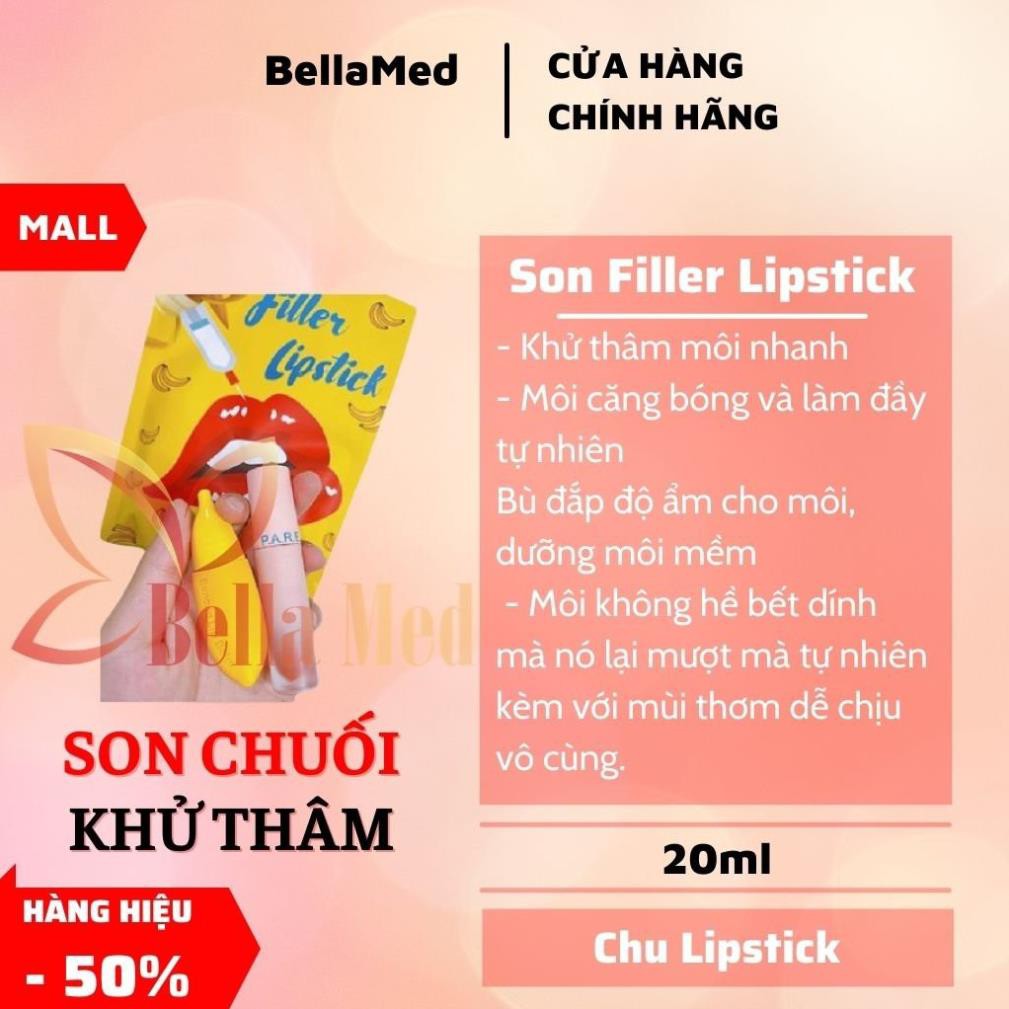 Son Chuối Banana fliller Lipstick Tặng 01 Son