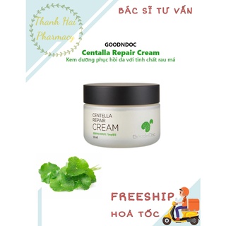 KEM DƯỠNG ẨM PHỤC HỒI SÁNG DA GOODNDOC CENTELLA REPAIR CREAM 50ML
