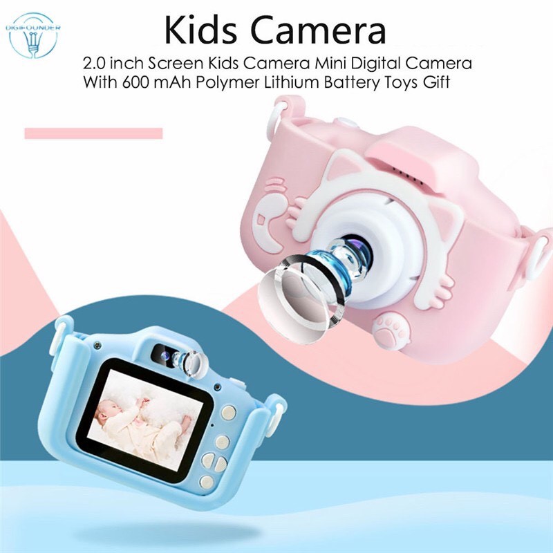 Máy Ảnh Kỹ Thuật Số Mini 2.0 Inch Với 600 Mah