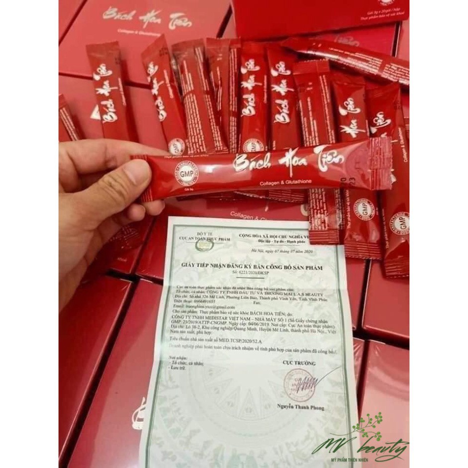 Cốm uống đẹp da Bách Hoa Tiên Las Beauty làm đẹp nội sinh - MY VANS BEAUTY | BigBuy360 - bigbuy360.vn