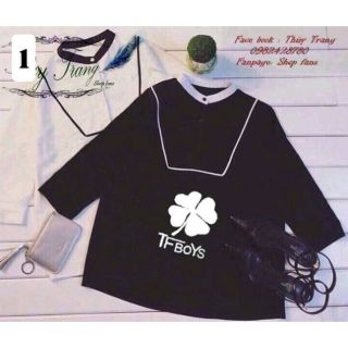 Áo Sơ Mi Cổ Trụ TFBOYS