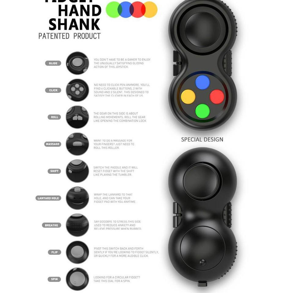 (hàng Mới Về) Miếng Đệm Fidget Pad Many Msha Chính Hãng 100%