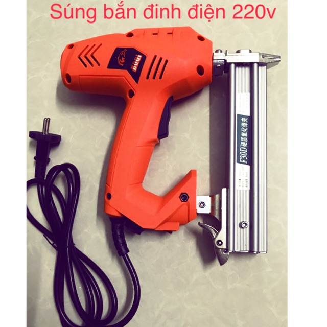 Súng bắn đinh BOQI điện 220v siêu mạnh