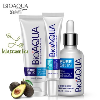 SET Giảm Mụn Pure Skin Bioaqua (3 món)