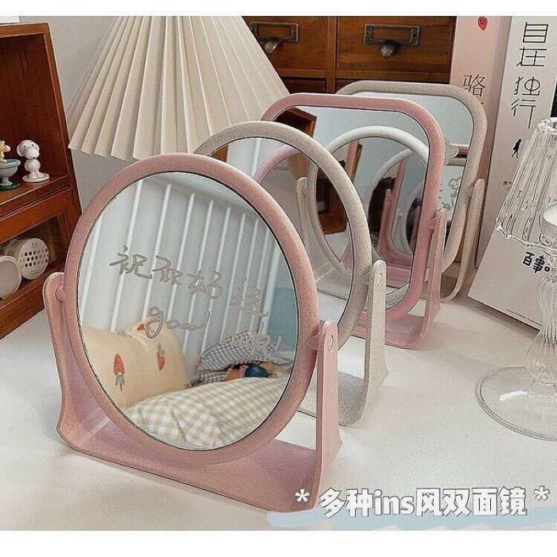 GƯƠNG TRANG ĐIỂM LÚA MẠCH 2 MẶT SIÊU DỄ THƯƠNG