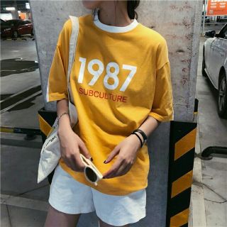 Áo thun tay lỡ free size