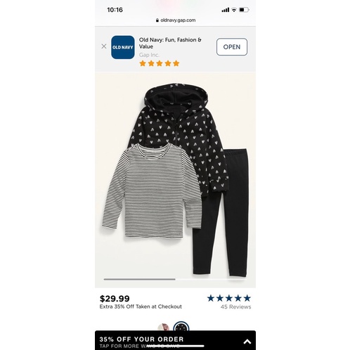 XẢ KHO DƯ XỊN CẮT MÁCÁo khoác nỉ Oldnavy bé gái dài tay thu đông