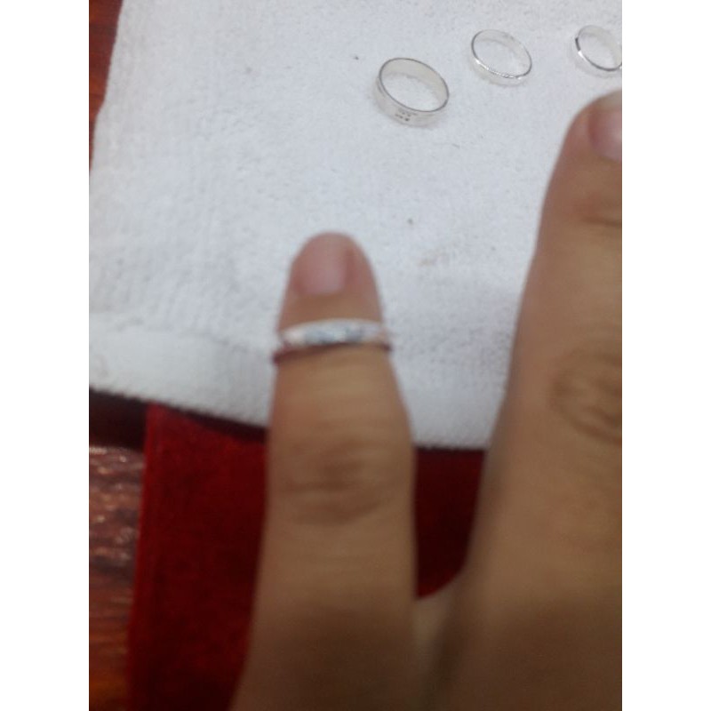 Nhẫn bạc ngón út