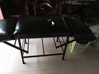 Giường xếp 3 khúc-khung chân sắt