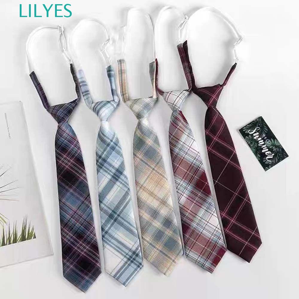 Lilyes JK Cà Vạt Đồng Phục Học Sinh Có Thể Tháo Rời Phong Cách Cổ Điển