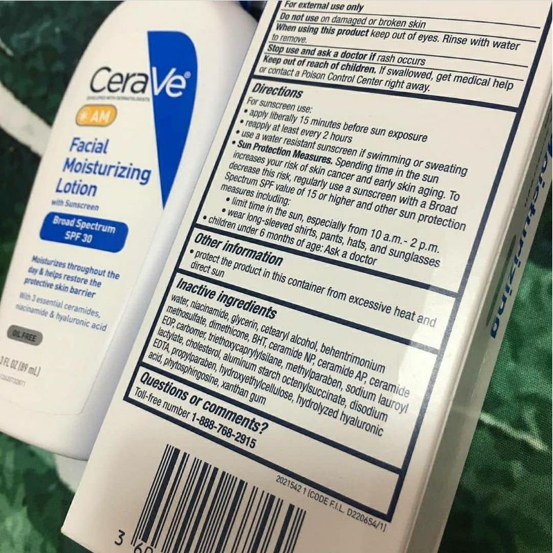 Kem dưỡng CeraVe Facial Moisturizing PM/ AM Lotion