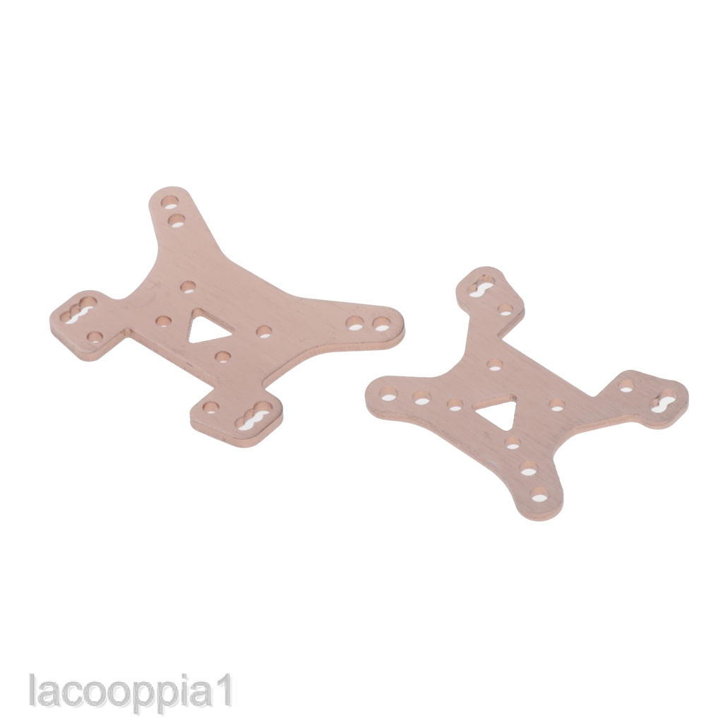 [LACOOPPIA1] 2pcs Metal 144001-1302 Front Rear Shock Tower for Wltoys 1/14 2.4G 4WD Buggy