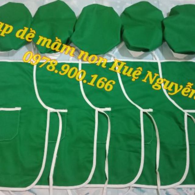 Combo 30 bộ tạp dề cho bé và 2 bộ cô giáo