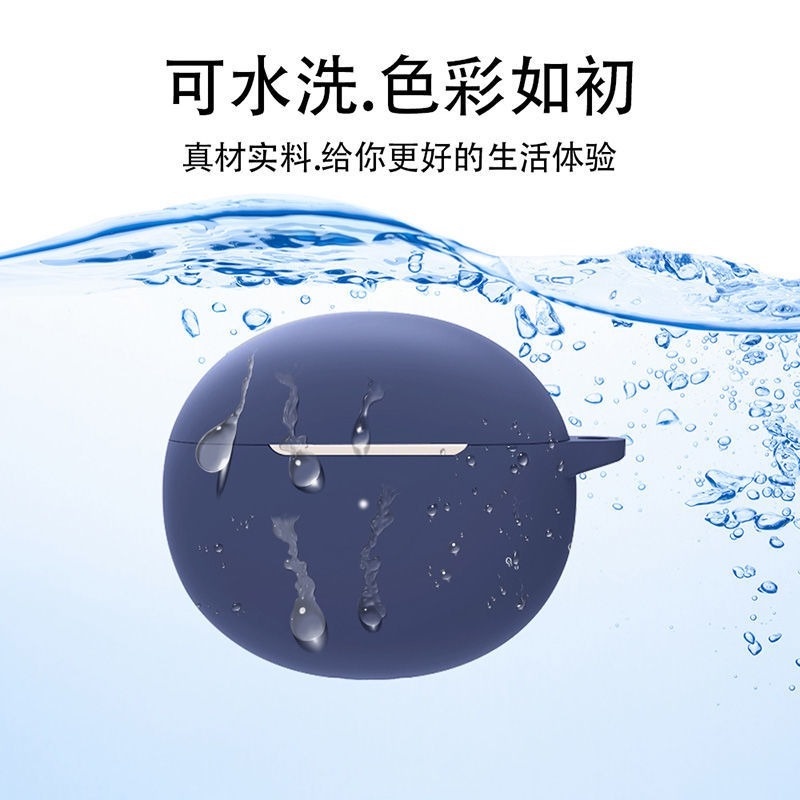 Vỏ Bảo Vệ Hộp Sạc Tai Nghe OPPO Enco Air 2 Chất Liệu Mềm Màu Trơn Họa Tiết Hoạt Hình