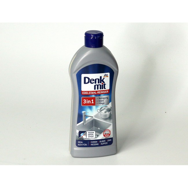 Dung dịch Tẩy rửa Inox Denkmit 3in1 300ml sạch bóng