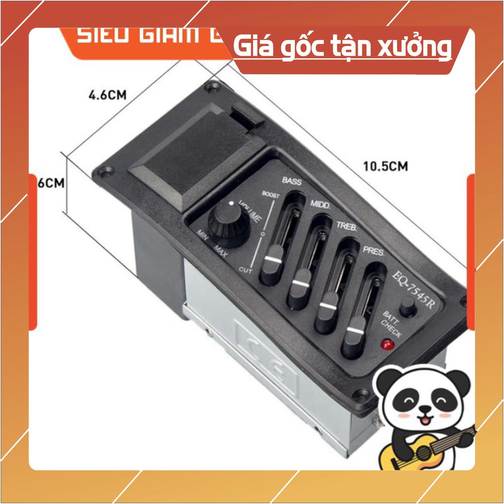 [Chính hãng] EQ đàn Guitar Acoustic 7545R, EQ đàn Guitar Classic 7545R