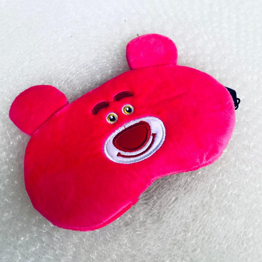 Che mắt, bịt mắt ngủ Gấu Dâu Lotso bông mềm