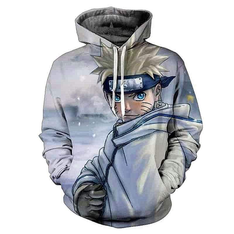 Áo Hoodie In Hình Naruto 3D Thời Trang Cho Nam