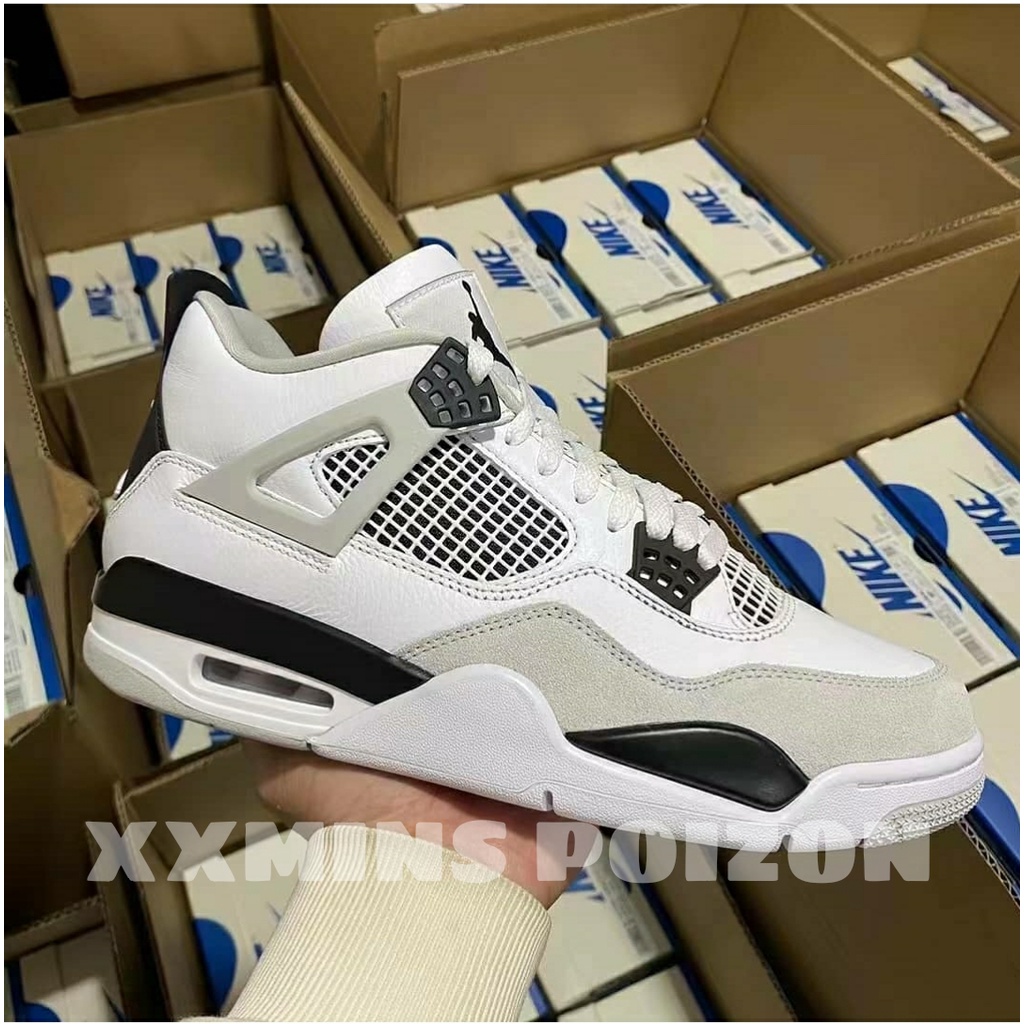 Giày Air Jordan 4 Retro "Military Black"