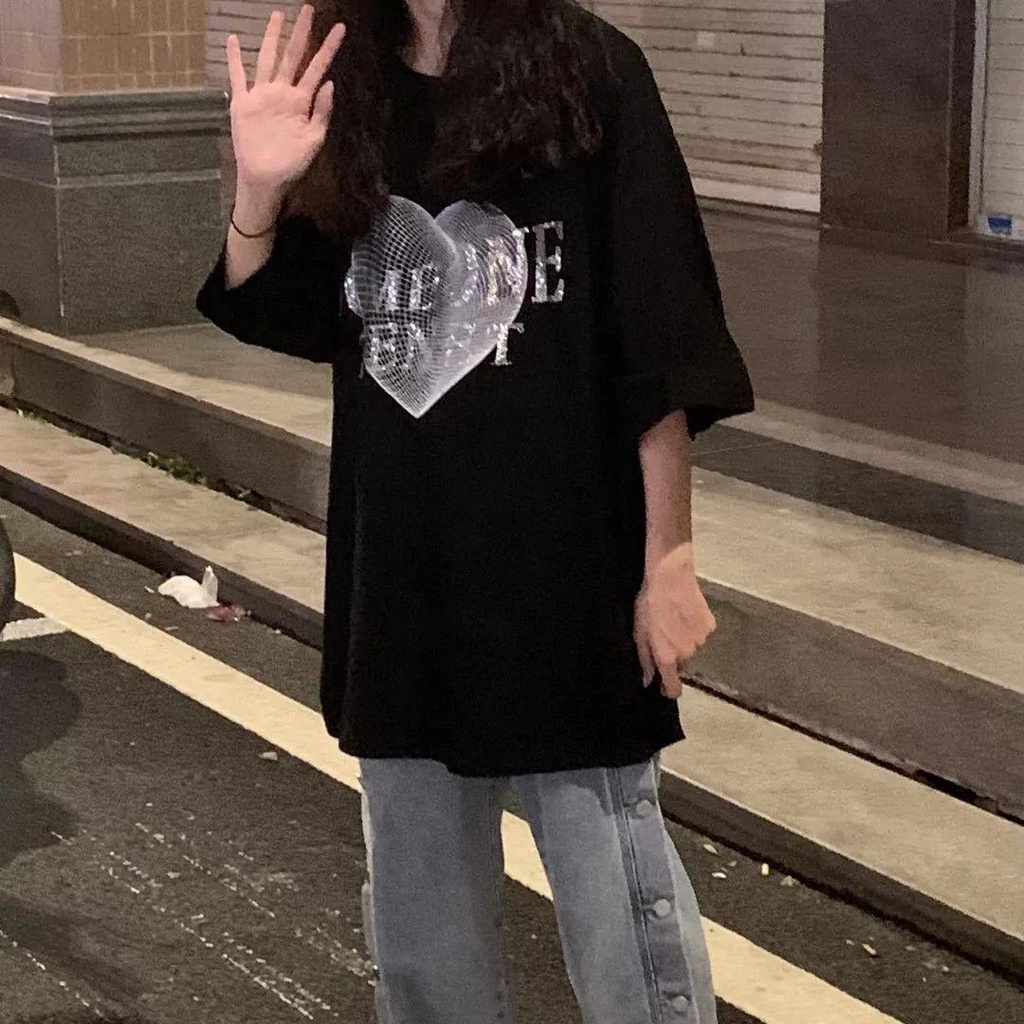 NRVP Áo Thun Nữ Cổ Tròn Ngắn Tay Thời Trang Mùa Hè Phong Cách Hàn Quốc 2022