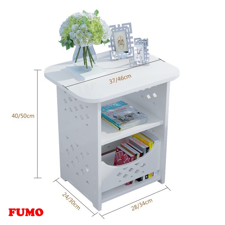 Bàn trà cao cấp kệ đầu giường phòng ngủ phòng khách sang trọng FUMO SP039