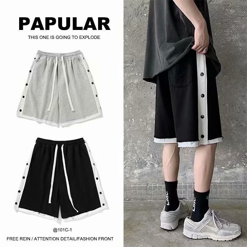 Quần Short / Sooc Nam Nữ Unisex, Ống Rộng Thời Trang Nam Phong Cách Hàn Quốc