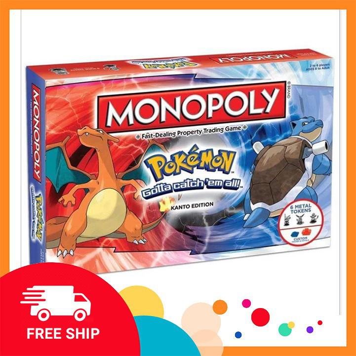 Cờ Tỷ Phú Monopoly Pokemon Kanto Edition