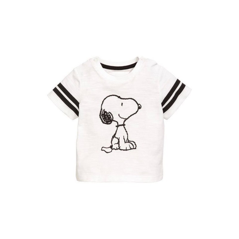 [Mã SKAMSALE06 giảm 10% tối đa 100K đơn 150K] BÁN SỈ BỘ CHÓ SNOOPY ÁO TRẮNG MIX QUẦN ĐEN CHO BT