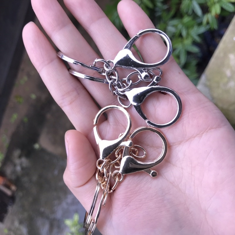 Khoá càng cua, phụ kiện thời trang, phụ kiện làm túi xách, handmade và macrame, móc khoá treo trang trí