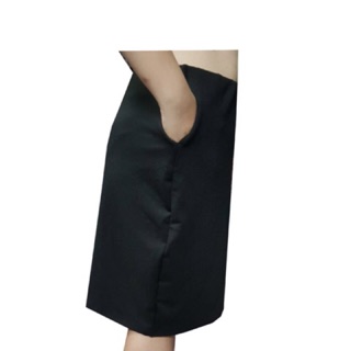 Chân váy công sở big size màu đen bút chì có túi size lớn 65-100kg