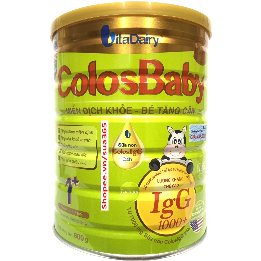 Sữa Colosbaby 1000 IgG Gold 1+ 800gr (Date mới nhất)