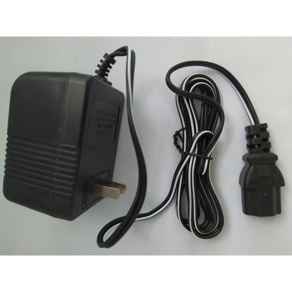 Sạc 3 chân bình ác quy xe máy 12V Bình bơm phun tưới cây có đèn báo sạc đầy bình - Gia dụng Hoàng Điệp