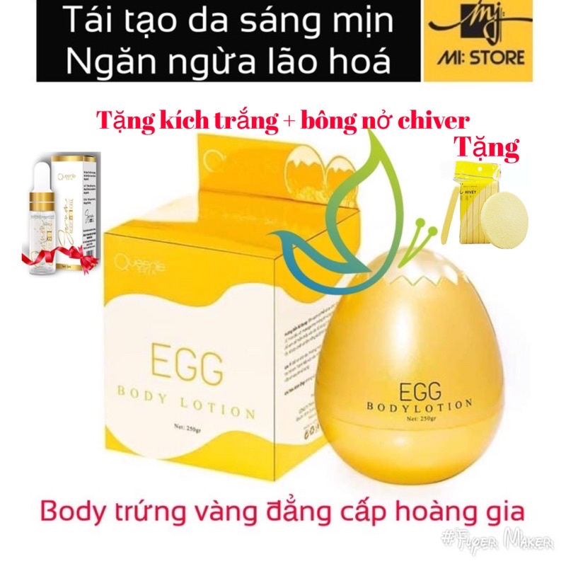 (chính hãng) Kem Egg body lotion trứng vàng - chống nắng trắng bật tông | BigBuy360 - bigbuy360.vn