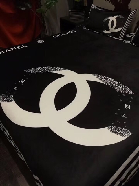 BỘ CHĂN GA GỐI NỈ NHUNG CAO CẤP 5D 4 MÓN.