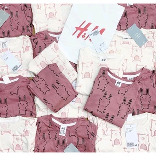 Set 2 bộ cotton thỏ hồng siêu đỉnh