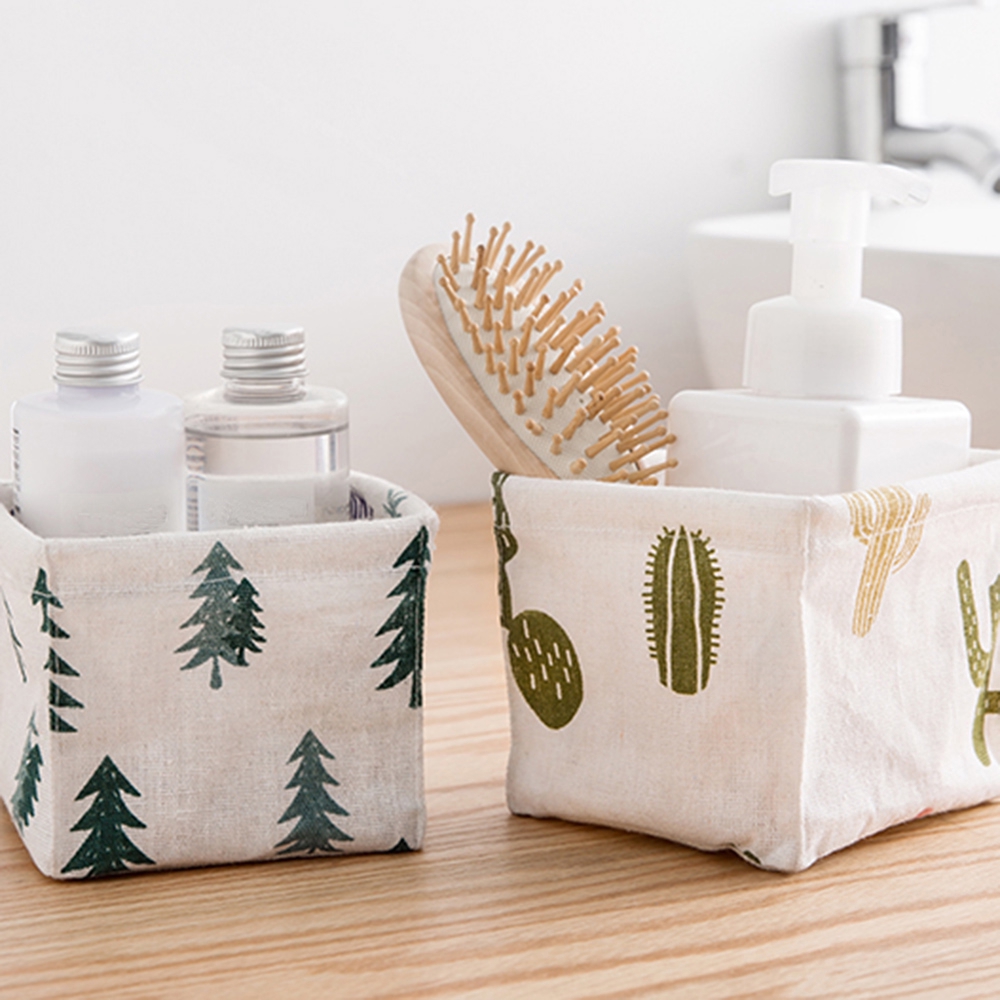 Túi vải đựng mỹ phẩm trang điểm tiện dụng