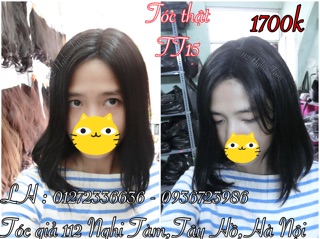 Tóc bộ làm từ sợi tóc thật, siêu nhẹ và mát