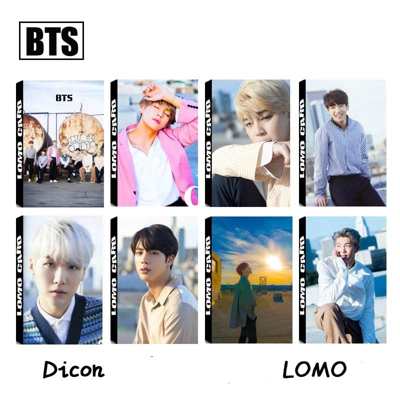 Tấm ảnh lomo card JUNG KOOK SUGA nhóm nhạc BTS