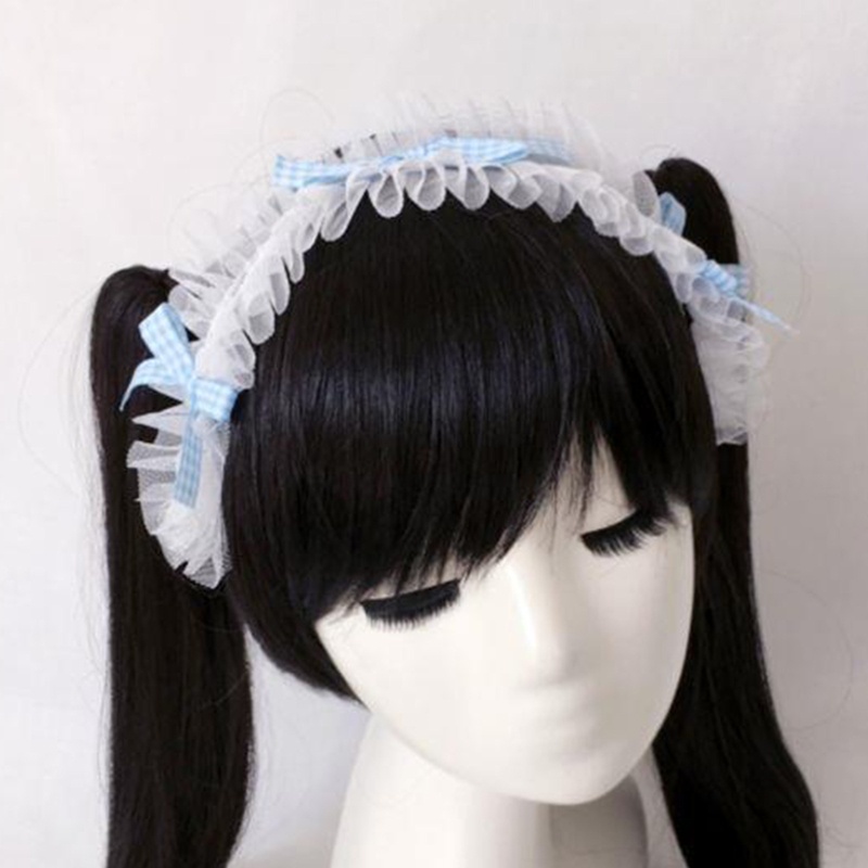 Băng Đô Cài Tóc Đính Nơ Ren Phong Cách Lolita