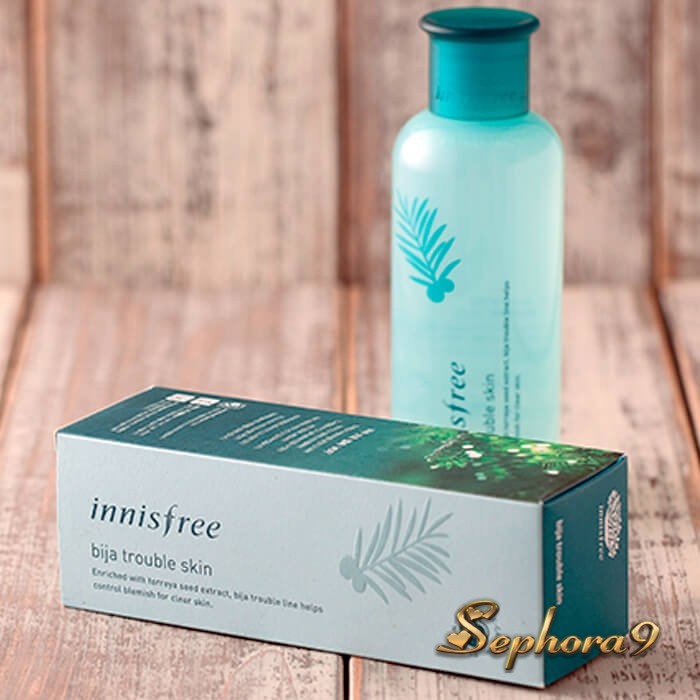 Nước hoa hồng dành cho Da Dầu, Da Mụn Innisfree Jeju Bija Anti-Trouble Skin 200ml