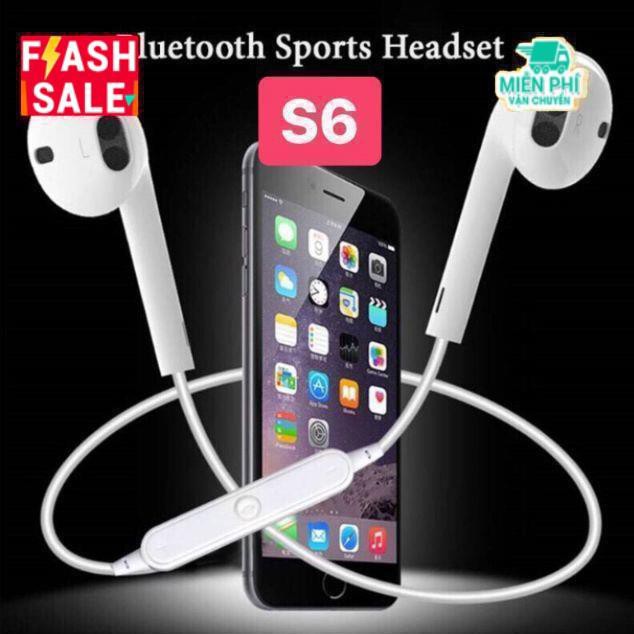 Tai Nghe Bluetooth Sport S6 Có Mic Đàm Thoại Nobox