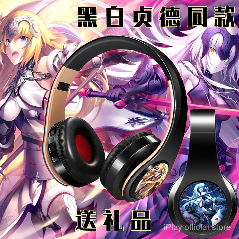 Tai Nghe Bluetooth Không Dây In Hình Anime Sáng Tạo