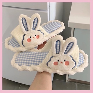 Dép bông đi trong nhà hình thỏ dễ thương phong cách Ulzzang