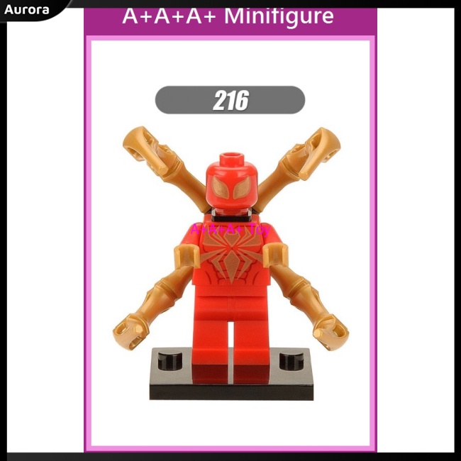 Mô Hình Lego Minifigures X0107 Siêu Anh Hùng Crimson Spider-man Doctor Strange