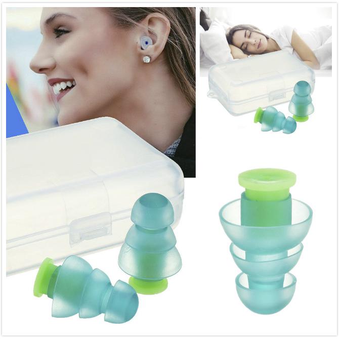 Nút nhét tai nghe chống tiếng ồn bảo vệ dùng để ngủ / học bài / cho nhạc sĩ 
