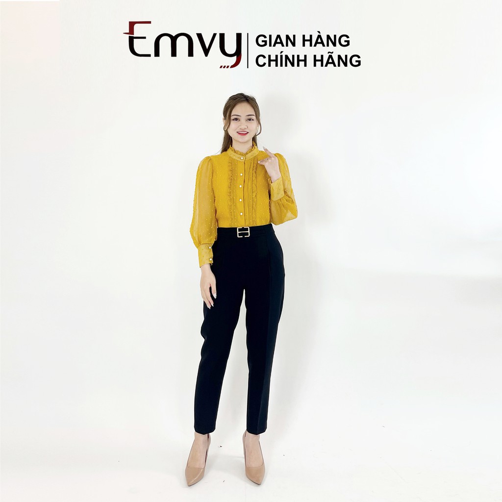 Áo sơ ni nữ lụa voan 2 lớp dày dặn kín đáo (rất sang) EMVY - H2 | BigBuy360 - bigbuy360.vn